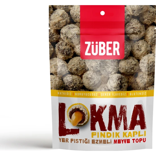 Züber Lokma Fındık Kaplı Meyve Topu 96 gr