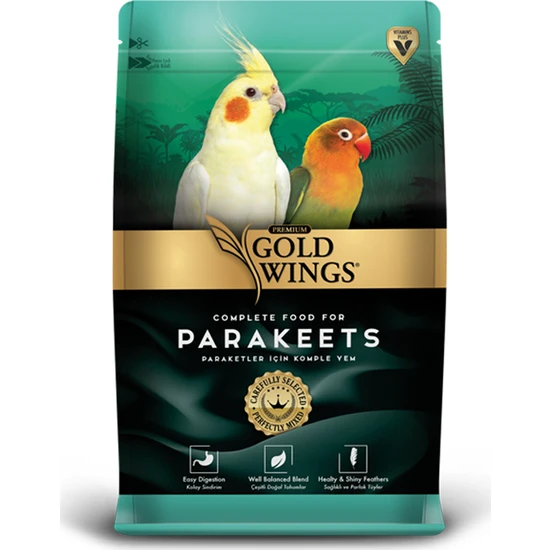 Gold Wings Premium Paraket Sultan Cennet Papağanı Yemi 1kg