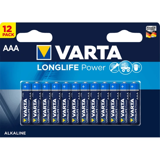 Varta 9383 Longlife Power Aaa Ince Kalem Pil 12'li