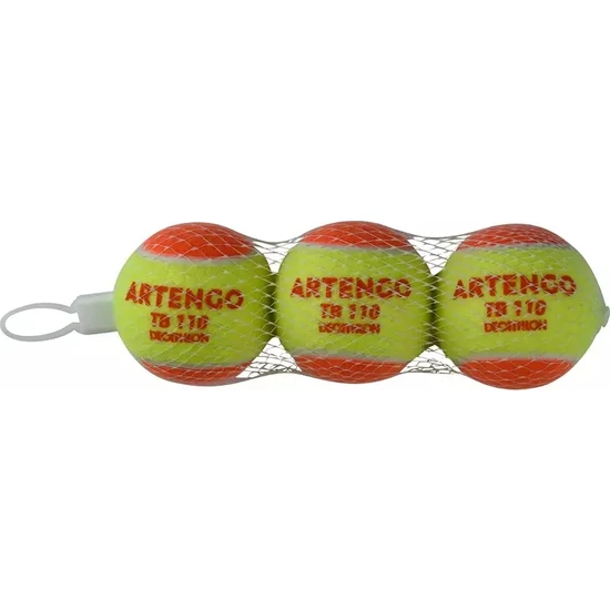 ARTENGO Turuncu Üçlü TB110 Tenis Topu