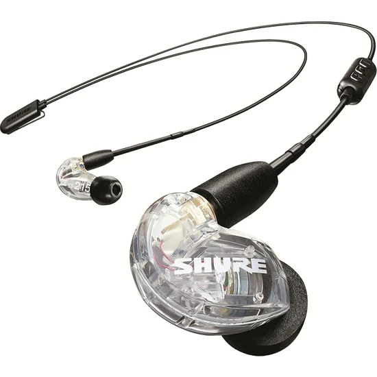 Shure SE215 Kablosuz Bluetooth Kulak Içi Yalıtımlı Kulaklık- Şeffaf