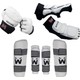 White Face Taekwondo Koruyucu Set & Taekwondo Ayaküstü + Eldiven + Kol Kaval