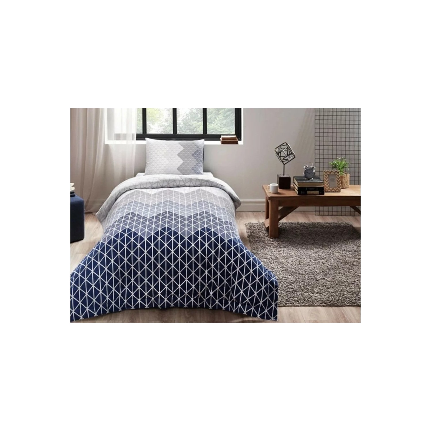 Tac Lucas Gri Tek Kisilik Kapitoneli Nevresim Takimi Tek Fiyati