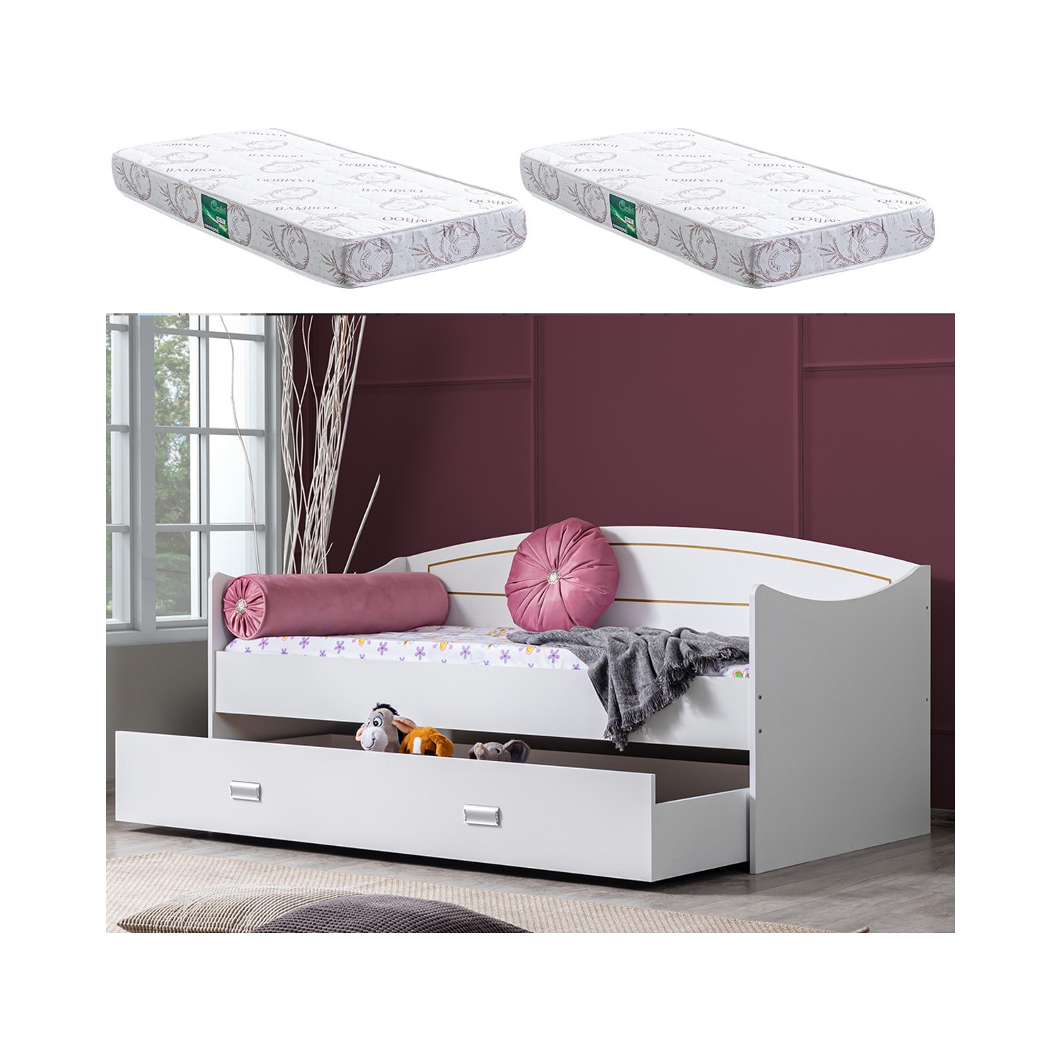 Setay Yavrulu Karyola Akasya Yavrulu Yatak 2 Adet Comfort Fiyati