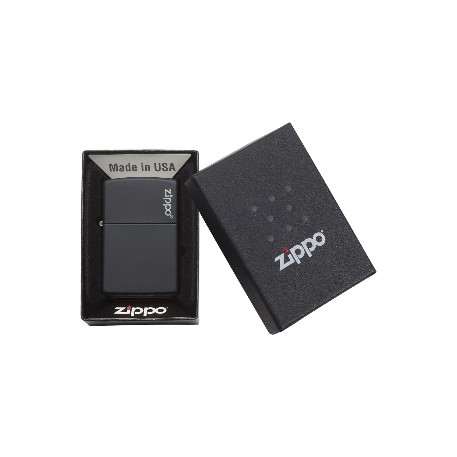 Zippo Black Matte Logo Çakmak Fiyatı Taksit Seçenekleri