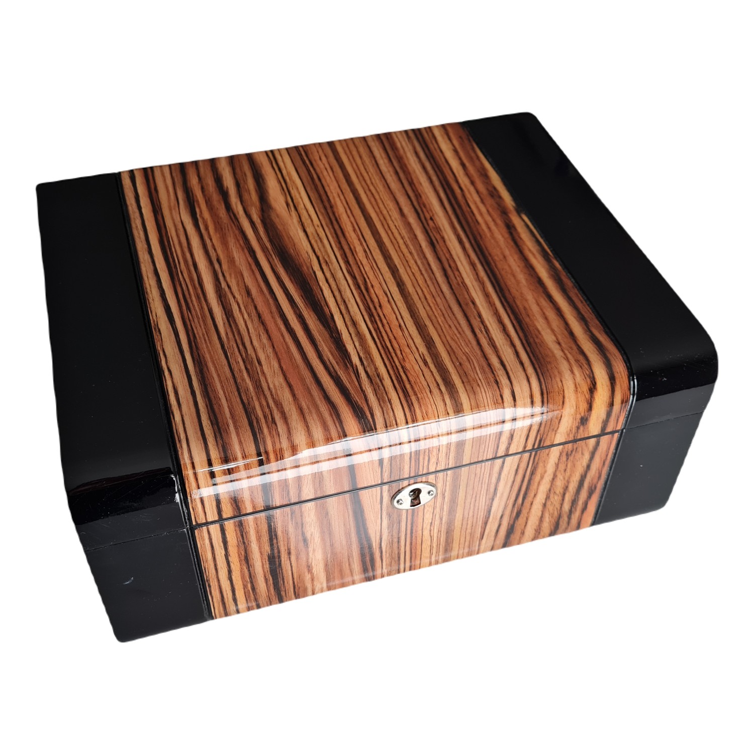 Basic German Humidor Puro Kutusu Kilitli Siyah/Ahşap 30's Fiyatı