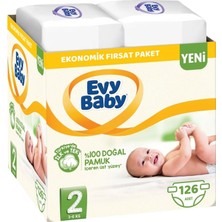 Evy Baby Bebek Bezi Beden:2 3-6 kg Mini 126'LI
