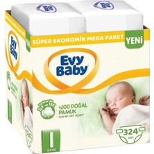 Evy Baby Bebek Bezi Beden:1 2-5 kg Yeni Doğan 324'LÜ