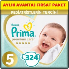 Prima Premium Care Bebek Bezi Beden:5 (11 - 16 Kg) Junior 324'LÜ