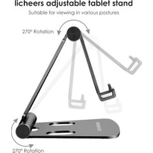 Asfal Plastik Ayarlanabilir 270 Derece Hareketli Tablet ve Telefon Tutucu Stand
