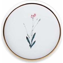 Porland Botanical Desen4 Düz  6'lı Tabak 18 cm