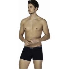 D'S Damat Erkek Siyah 2'li Boxer