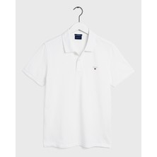 Gant Erkek Beyaz Regular Fit Pique Polo 2201.110