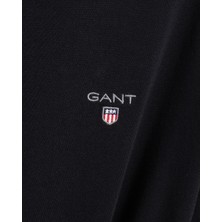 Gant Erkek Siyah Slim Fit V Yaka T-Shirt 234104.5