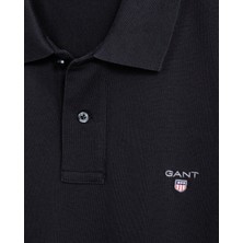 Gant Erkek Siyah Slim Fit Pique Polo 2202.5