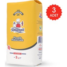 Sinangil Sarı Semolina Un 2 kg x 3'lü