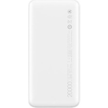 Xiaomi Redmi Powerbank 20000 Mah Taşınabilir Hızlı Şarj 18W Kablo  Beyaz