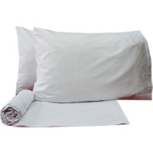 Sarev Fitted Çarşaf Seti Tek Kişilik Açık Gri