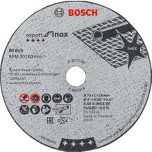 Bosch - Expert For Inox Serisi Kesme Diski 76*1,0 mm