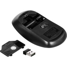 TahTicMer Kablosuz Wireless Taşınabilir Klavye Mouse Set Siyah