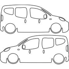 Sticker Atölyesi Citroen Bipper Sticker - 15128