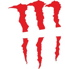 Sticker Atölyesi Monster Pençe Izi Sticker - 15045