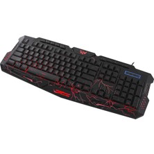 MF Product Strike 0582 Kablolu RGB Mekanik Hisli Gaming Klavye Siyah