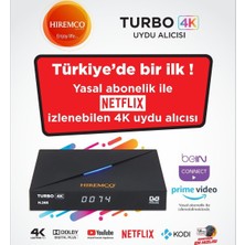 Hiremco Turbo 4K Full Hd Uydu Alıcısı Linux Uydu Wifi Hediye
