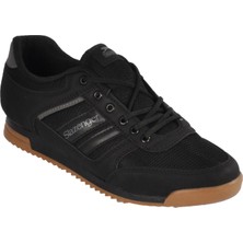 Slazenger Siyah-Siyah Erkek Spor Ayakkabı Nefes Alabilir Yapı ile Koşu ve Yürüyüş İçin İdeal