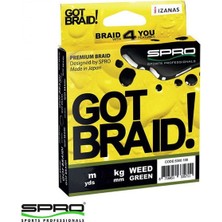 Spro Got Braid! 0,18MM 300M Yeşil Ip Misina