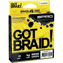 Spro Got Braid! 0,18MM 300M Yeşil Ip Misina