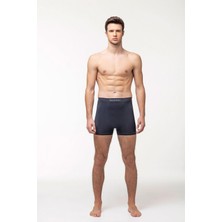 Elite Life 6 Adet Füme Renk Dikişsiz Boxer