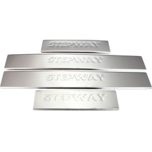 Seda Dizayn Oto Dacıa Stepway 2013 > Kapı Eşiği 4 Pcs. P.Çelik