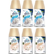 Glade Oda Kokusu Yedek Sprey Temiz Çarşaf Ferahlığı 3 x 269 Ml+ Ipeksi Vanilya 3 x 269 ml
