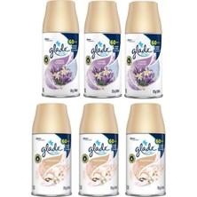 Glade Oda Kokusu x Yedek Sprey Lavanta Ferahlığı 3 x 269 ml + Yedek Ipeksi Vanilya 3 x 269 ml