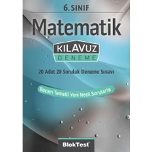 Tudem Yayınları Bloktest 6. Sınıf Matematik Kılavuz Deneme