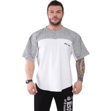 Big Sam Oversize Pamuklu Kalın T-Shirt Cardio Rag Top Big Sam 3078