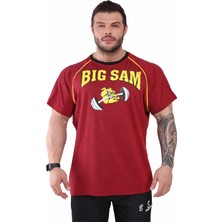 Big Sam Reglan Kol Gym Antrenman T-Shirt Big Sam 3076
