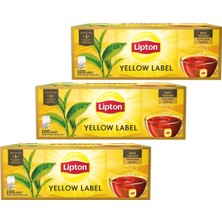 Lipton Yellow Label Bardak Poşet Çay 100 x 2 Gr. Üçlü Set