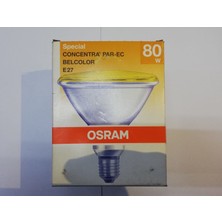Osram Reflektör Ampulü Concentra Par-Ec, Belcolor Sarı, E27, 80W