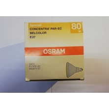 Osram Reflektör Ampulü Concentra Par-Ec, Belcolor Sarı, E27, 80W