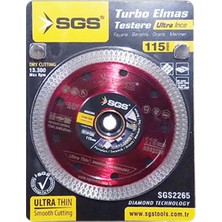 Sgs Turbo Elmas Kesme Hassas Ince Testere 115MM