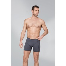Namaldı 3 Adet Gri Renk Biyeli Modal Boxer