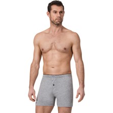 Namaldi 3 Adet Gri Renk Penye Boxer