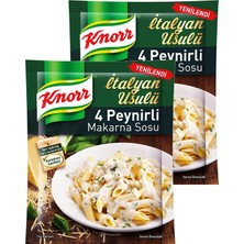 Knorr Dört Peynirli Makarna Sosu 50 Gr. Ikili Set