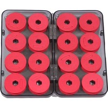 ef&fe Takım Sarma Aparatı 16'lı Kırmızı Sünger 5 cm Çapında Pratik Kullanım İçin