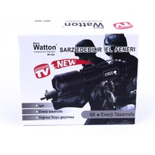Watton Mini Güçlü Şarjlı Pilli El Feneri Watton WT-304