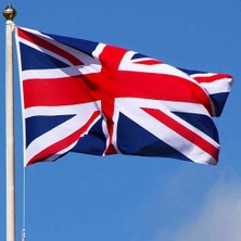 Fors Bayrak Birleşik Krallık Gönder Bayrağı Raşel Kumaş 100 x 150 cm