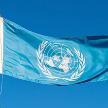 Fors Bayrak Birleşmiş Milletler Gönder Bayrağı Raşel Kumaş 100 x 150CM