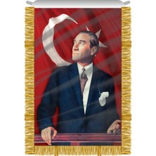 Rekbay Atatürk Flaması Posteri Saçaklı No:5 50 x 75 cm